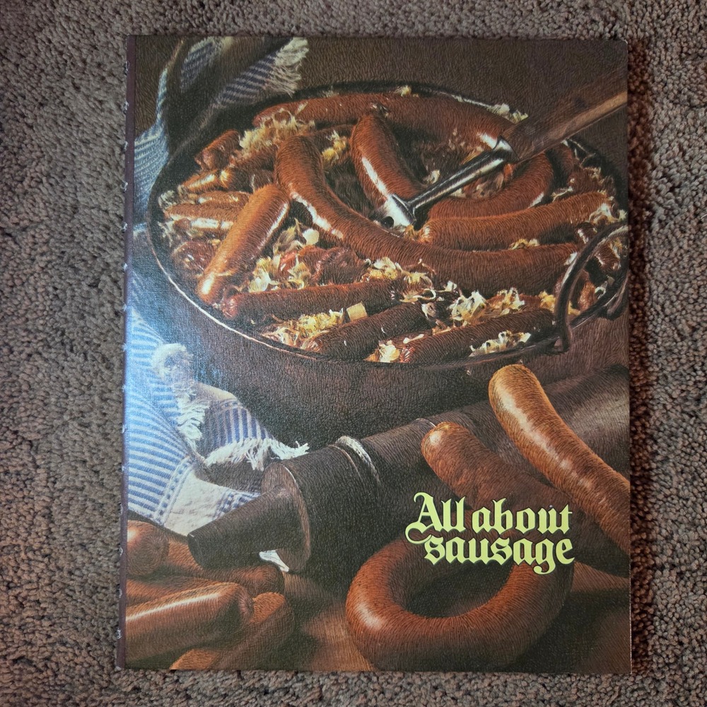 All About Sausage Oscar Mayer Co 1973 Vintage Spiral Bound Cookbook